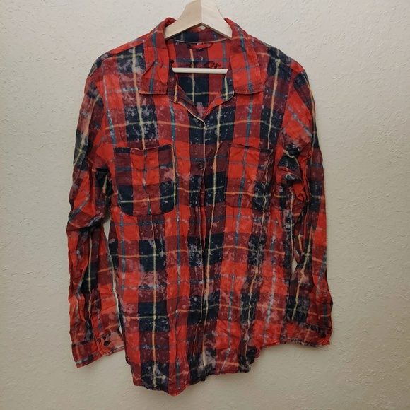 Vanilla Star Tops - Vanilla Star Plaid Shirt